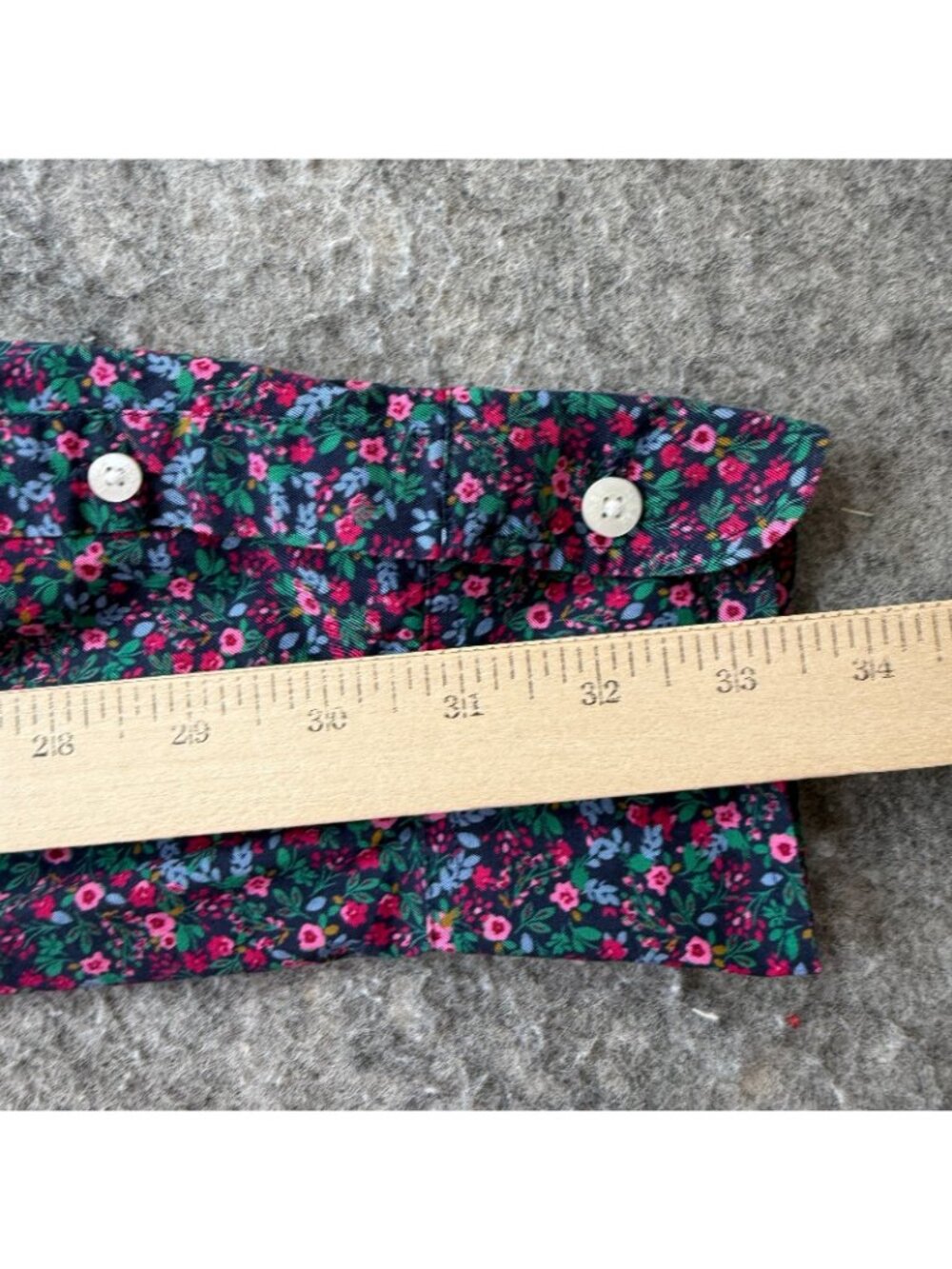 J.Crew Classic Printed Flex Casual Shirt Men M Floral Long Sleeve Flowers - Picture 14 of 15